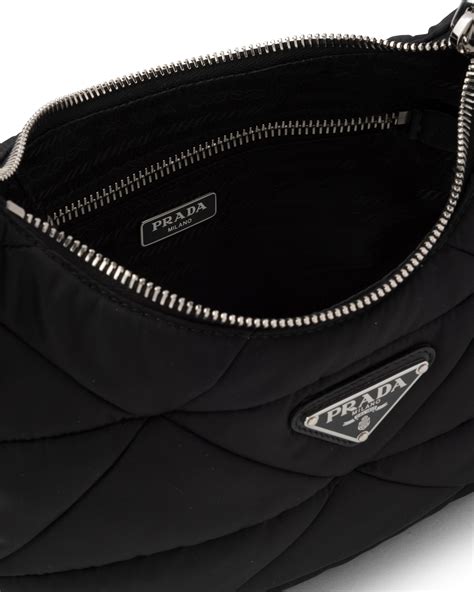 prada large soft cahier shoulder bag|prada padded nylon shoulder bag.